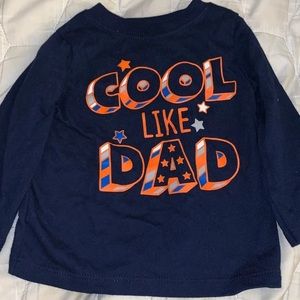 “cool like dad” baby boy shirt